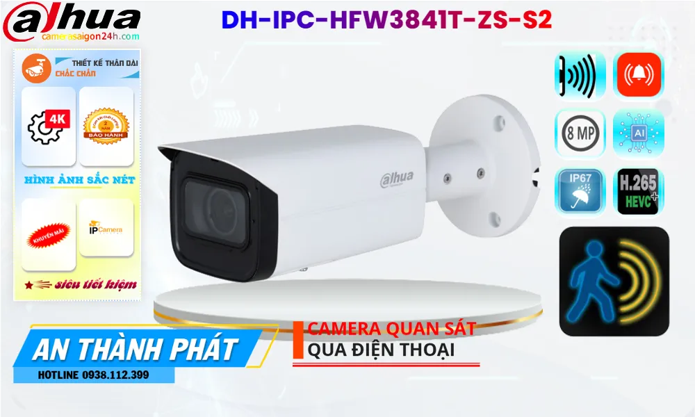 DH-IPC-HFW3841T-ZS-S2 sắc nét Dahua