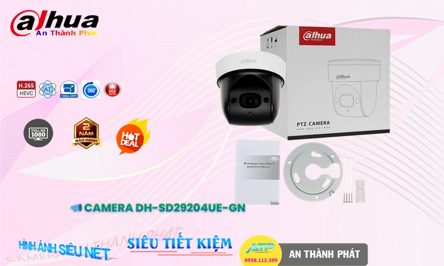 Camera DH-SD29204UE-GN Hãng Ruijie Thiết kế Đẹp