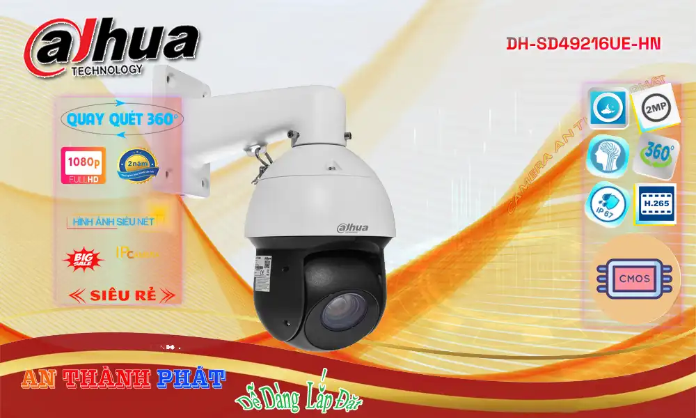 Camera Dahua DH-SD49216UE-HN Mẫu Đẹp