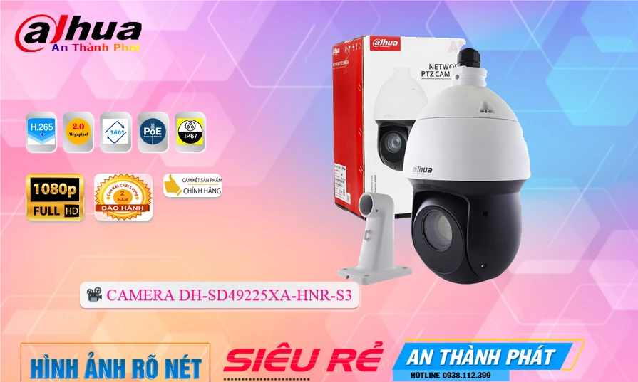 Camera Giá Rẻ Dahua DH-SD49225XA-HNR-S3 Chức Năng Cao Cấp