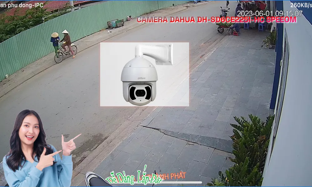 Camera Dahua Giá rẻ DH-SD6CE225I-HC