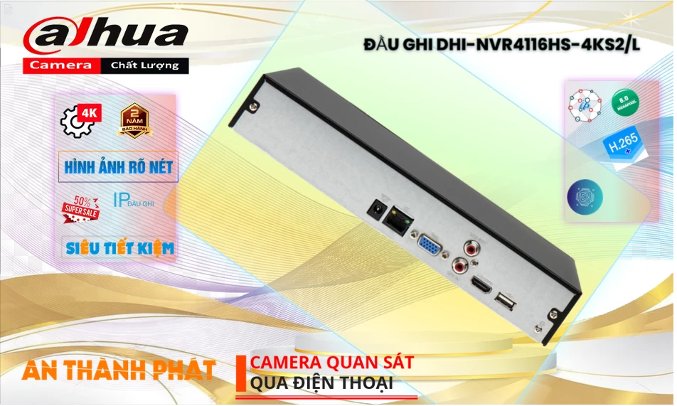 DHI-NVR4116HS-4KS2/L Đầu Thu Dahua