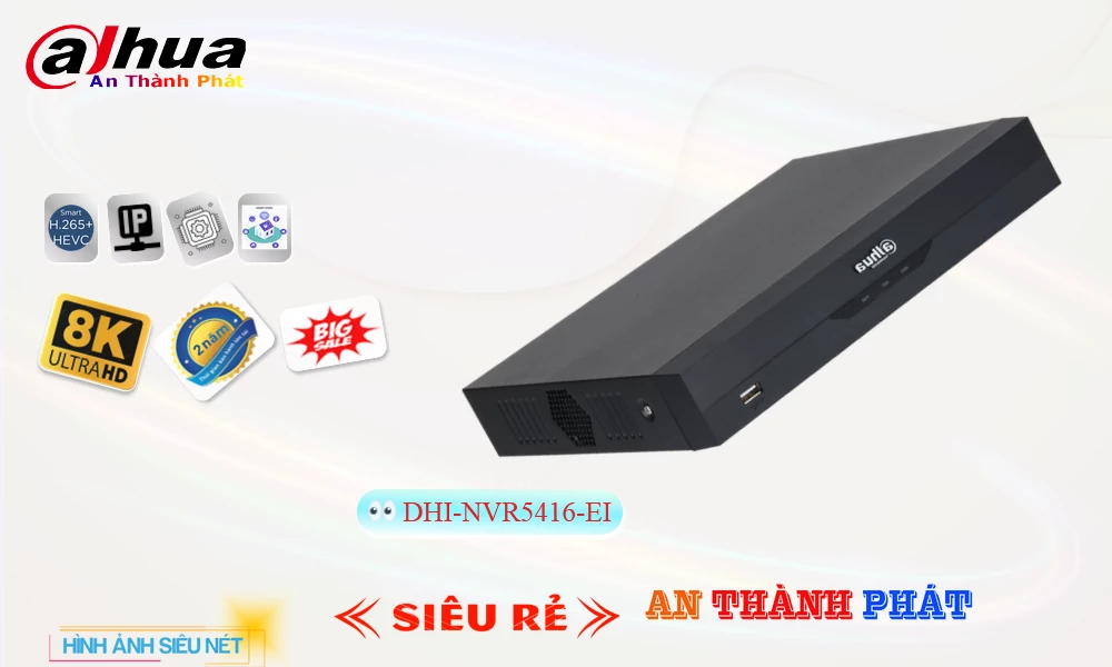 DHI-NVR5416-EI Đầu ghi Camera Dahua Giá rẻ