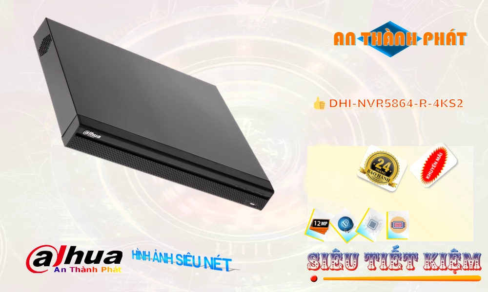 DHI-NVR5864-R-4KS2 Đầu Thu Dahua