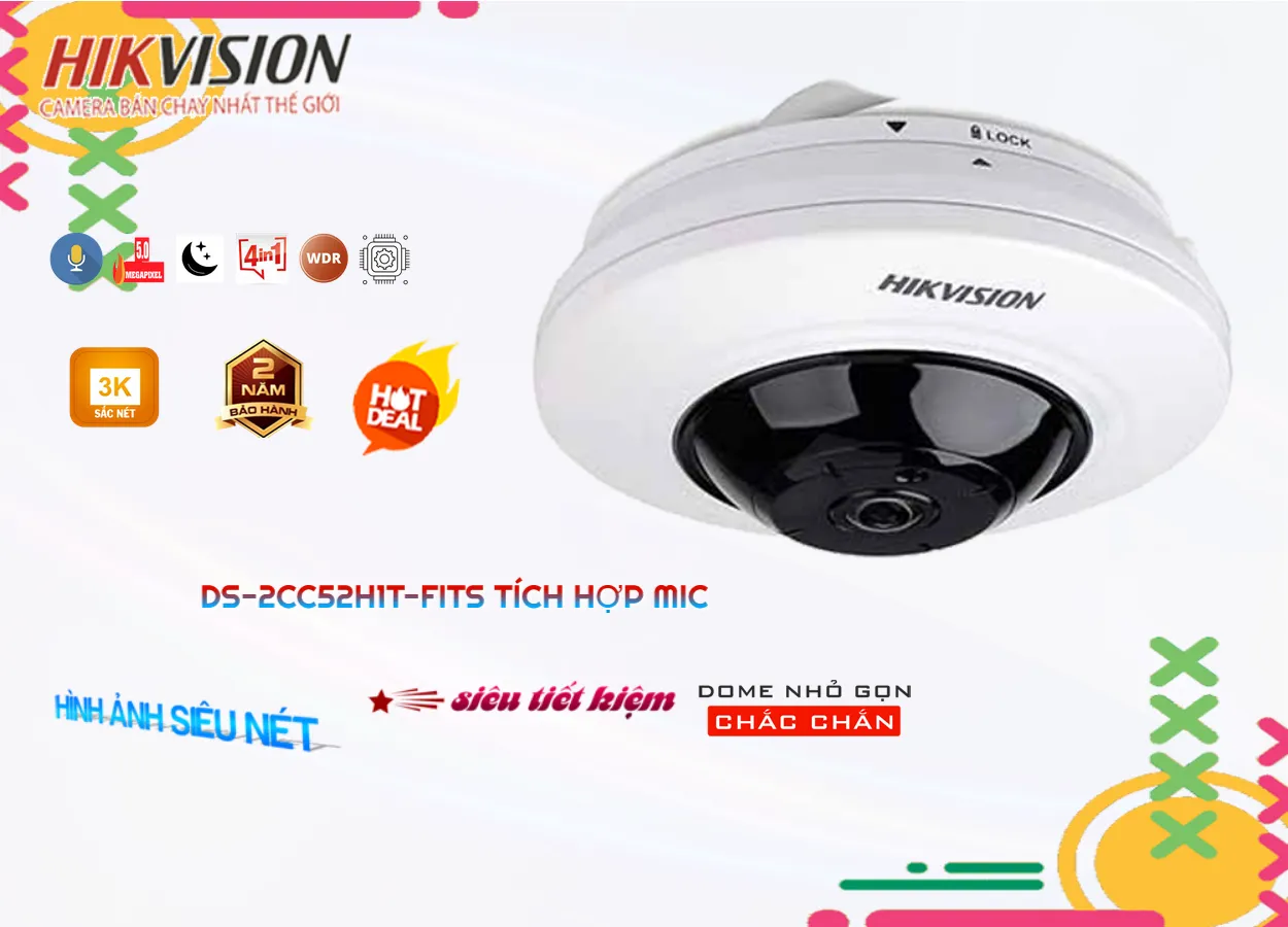 Camera Hikvision Chất Lượng DS-2CC52H1T-FITS
