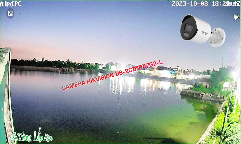 DS-2CD1047G2-L Camera Cấp Nguồ Qua Dây Mạng Hikvision