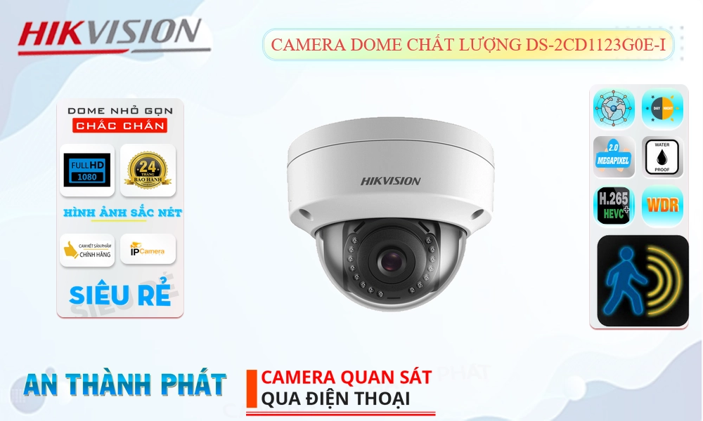 DS-2CD1123G0E-I IP POE Camera Giá Rẻ Hikvision