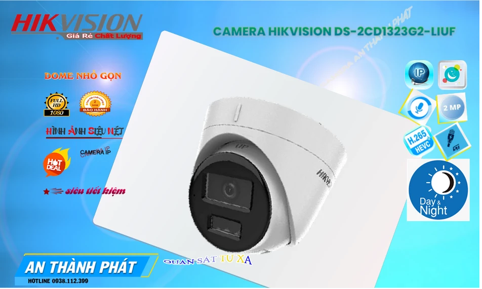 DS-2CD1323G2-LIUF Camera Hikvision ✔️