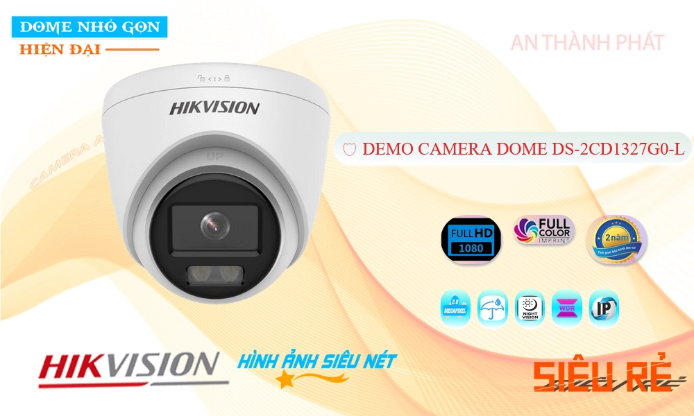 Hikvision DS-2CD1327G0-L Hình Ảnh Đẹp