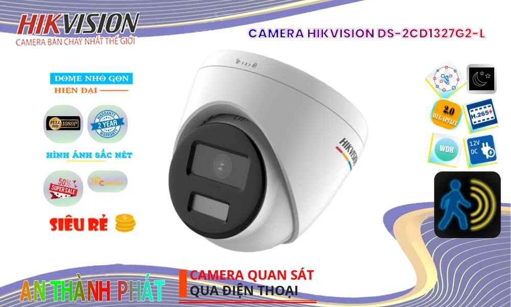 Camera DS-2CD1327G2-L Hikvision