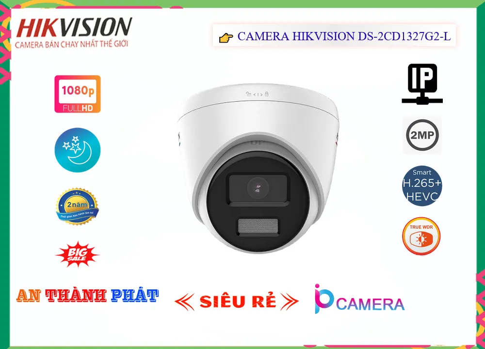 Camera DS-2CD1327G2-L Hikvision