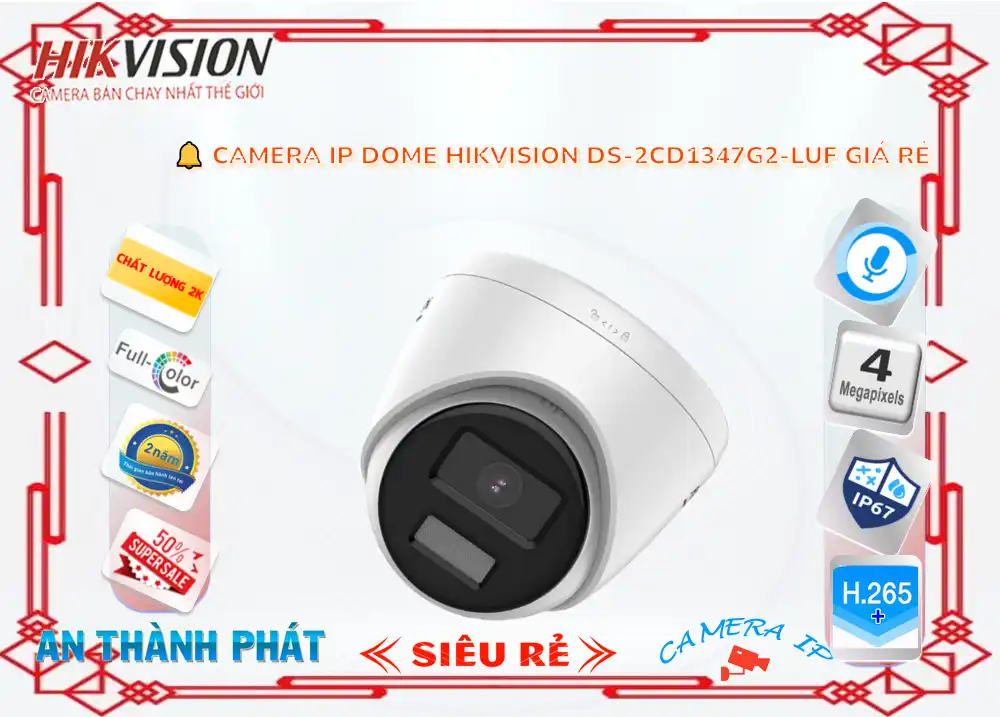 Camera Hikvision giá rẻ chất lượng cao DS-2CD1347G2-LUF