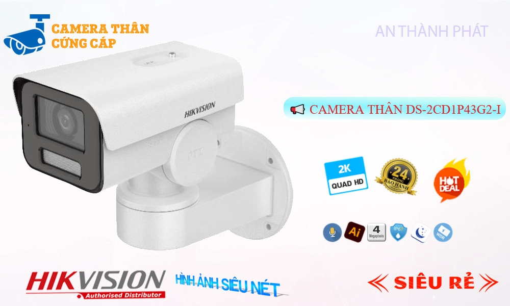 DS-2CD1P43G2-I Camera Hikvision Công Nghệ Mới