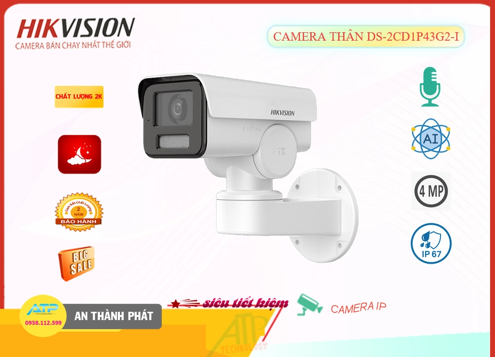 DS-2CD1P43G2-I Camera Hikvision