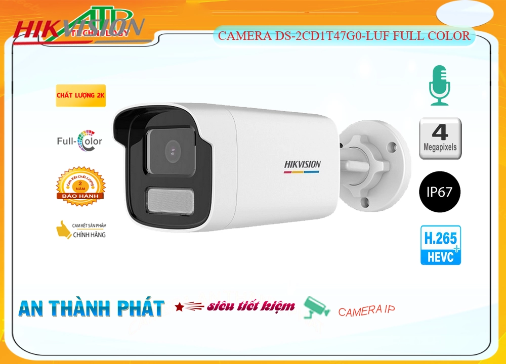 Camera An Ninh Hikvision DS-2CD1T47G0-LUF Đang giảm giá
