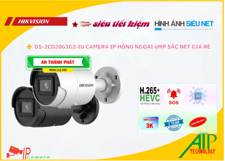 DS-2CD2063G2-IU Camera Hikvision