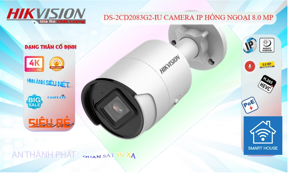 DS-2CD2083G2-IU Camera Giám Sát Đang giảm giá
