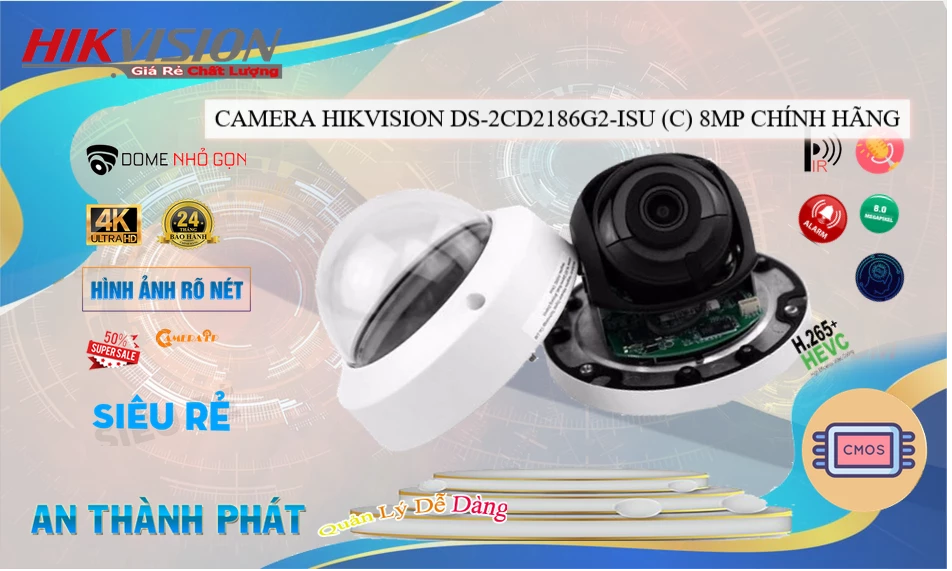 Camera DS-2CD2186G2-ISU(C) Đang giảm giá 🌟👌