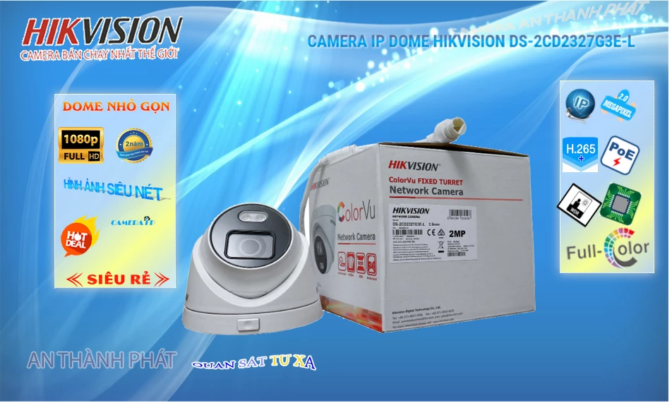 Hikvision DS-2CD2327G3E-L Hình Ảnh Đẹp