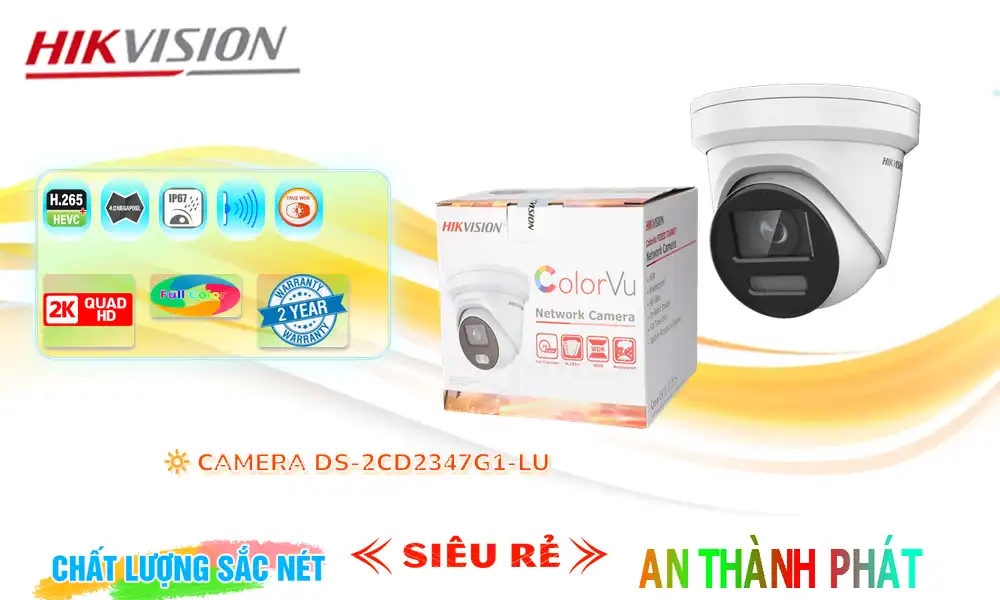 Camera Hikvision Thiết kế Đẹp DS-2CD2347G1-LU