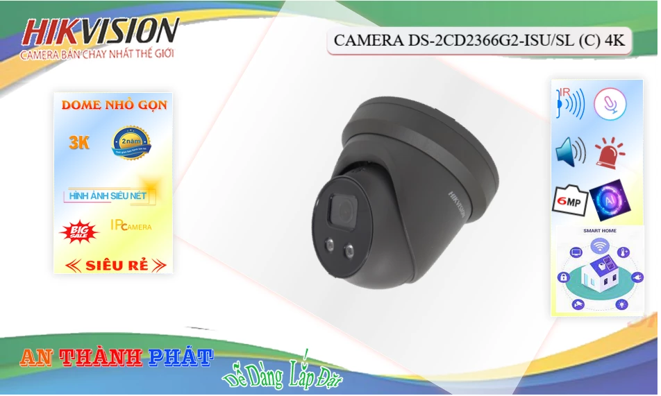 DS-2CD2366G2-ISU/SL(C) Camera Hikvision