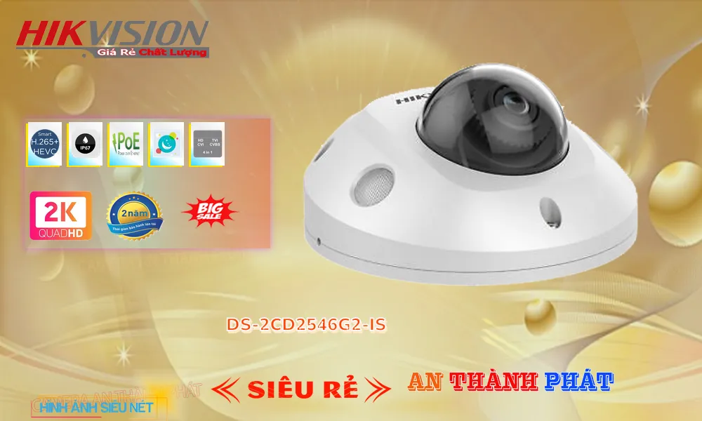 Camera Hikvision DS-2CD2546G2-IS