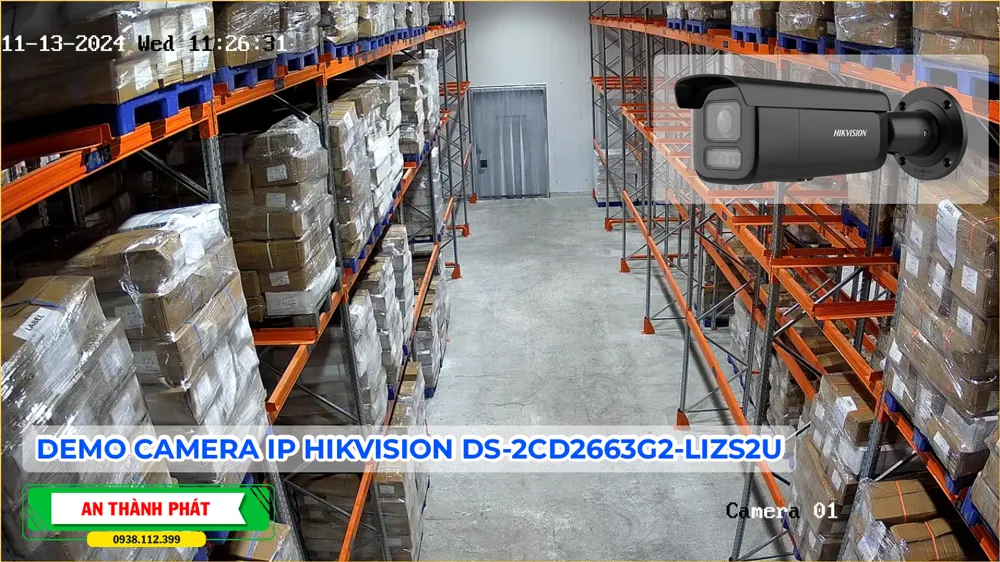 Camera IP HIKVISION DS-2CD2663G2-LIZS2U 6MP