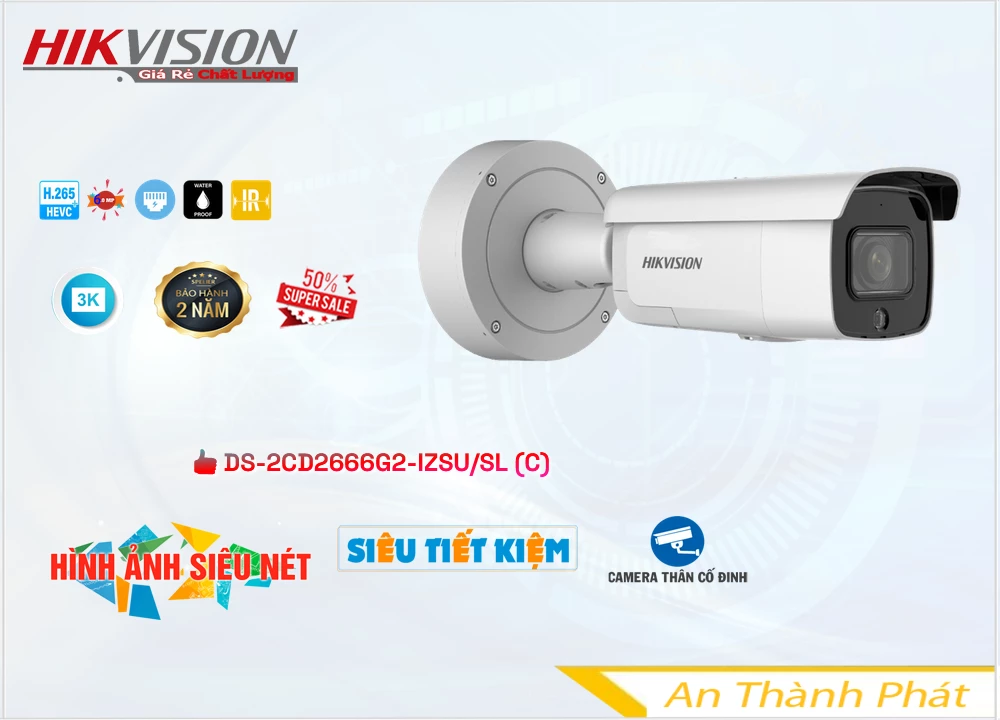 Camera DS-2CD2666G2-IZSU/SL(C) Hikvision