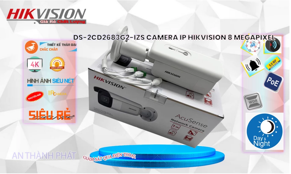 Camera Hikvision DS-2CD2683G2-IZS Mẫu Đẹp