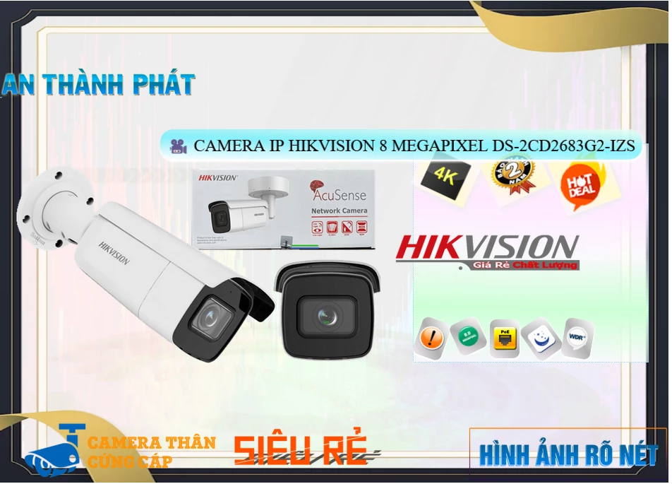 Camera Hikvision DS-2CD2683G2-IZS Mẫu Đẹp
