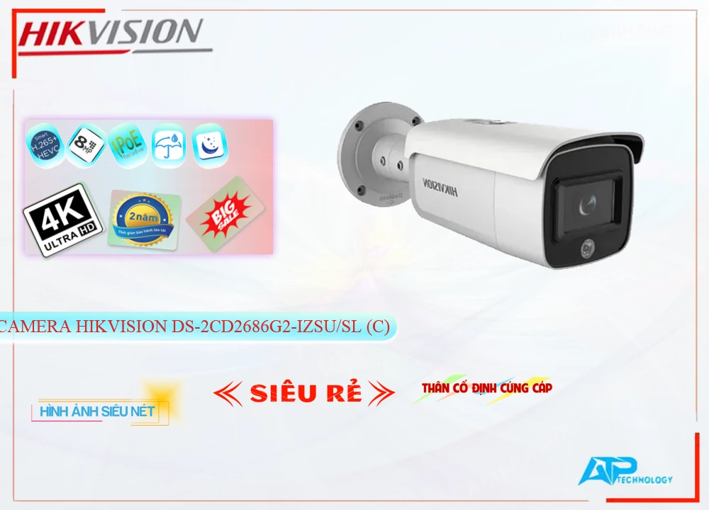 DS-2CD2686G2-IZSU/SL(C) Camera Hikvision