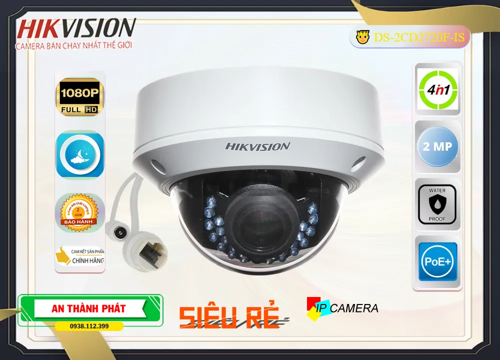 Camera Hikvision DS-2CD2720F-IS