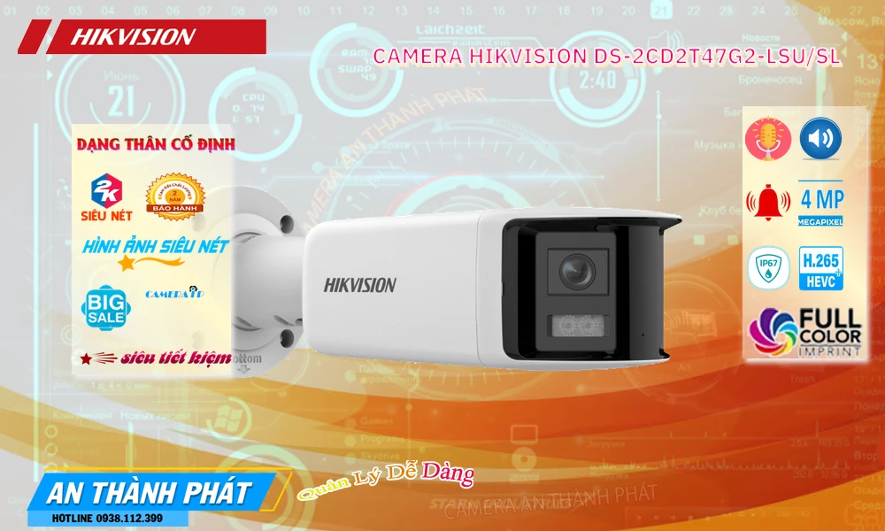 DS-2CD2T47G2-LSU/SL Camera Hikvision