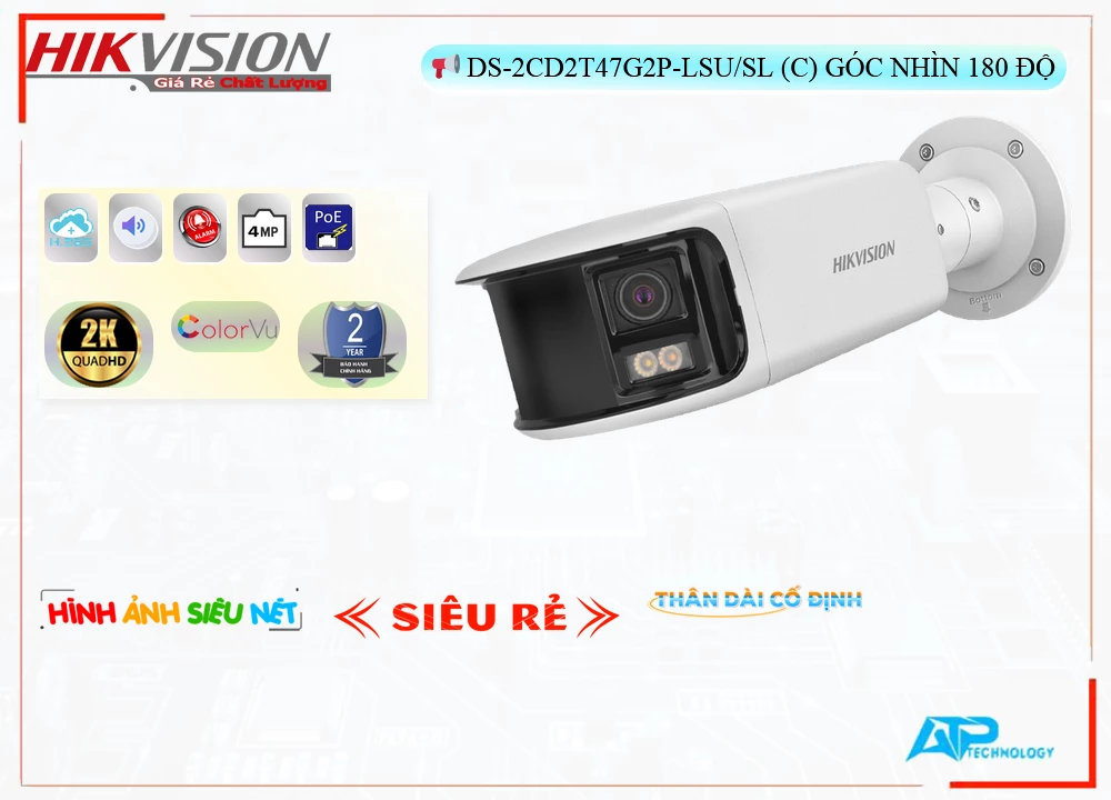 Camera Hikvision DS-2CD2T47G2P-LSU/SL(C),Giá DS-2CD2T47G2P-LSU/SL(C),DS-2CD2T47G2P-LSU/SL(C) Giá Khuyến Mãi,bán