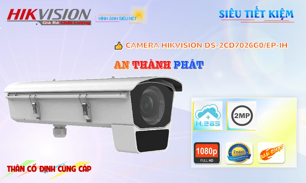 Camera An Ninh Hikvision DS-2CD7026G0/EP-IH Chức Năng Cao Cấp