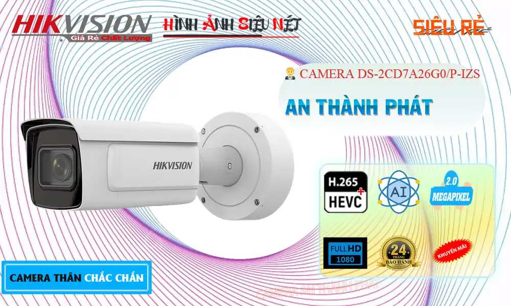 Camera Hikvision DS-2CD7A26G0/P-IZS Tiết Kiệm