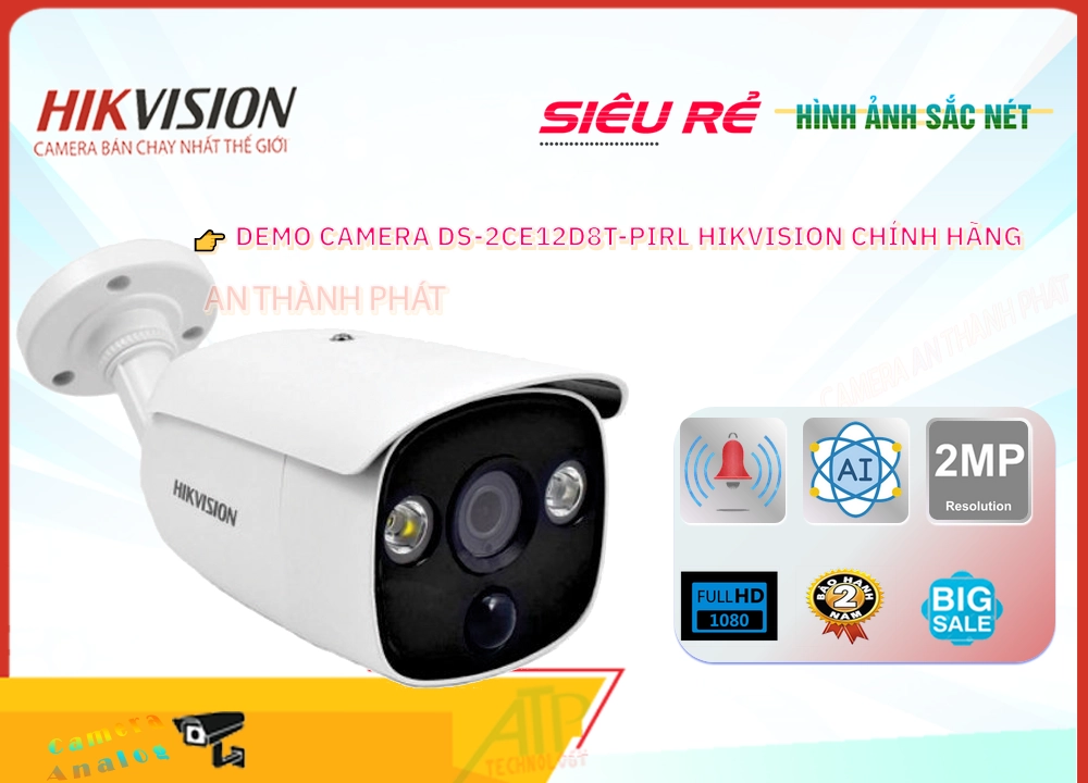 DS-2CE12H0T-PIRL Camera An Ninh Đang giảm giá