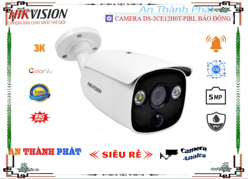 Camera DS-2CE12H0T-PIRLO Chức Năng Cao Cấp