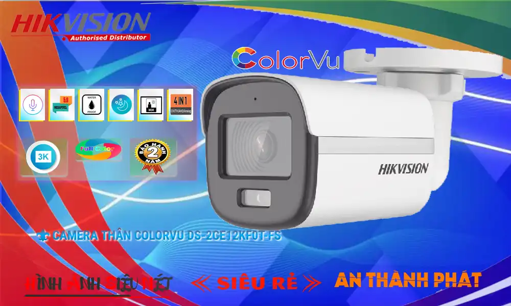 Camera Giá Rẻ Hikvision DS-2CE12KF0T-FS Công Nghệ Mới