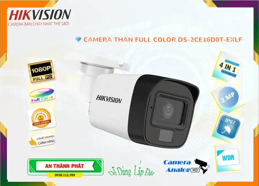 DS-2CE16D0T-EXLF Camera Hikvision Đang giảm giá