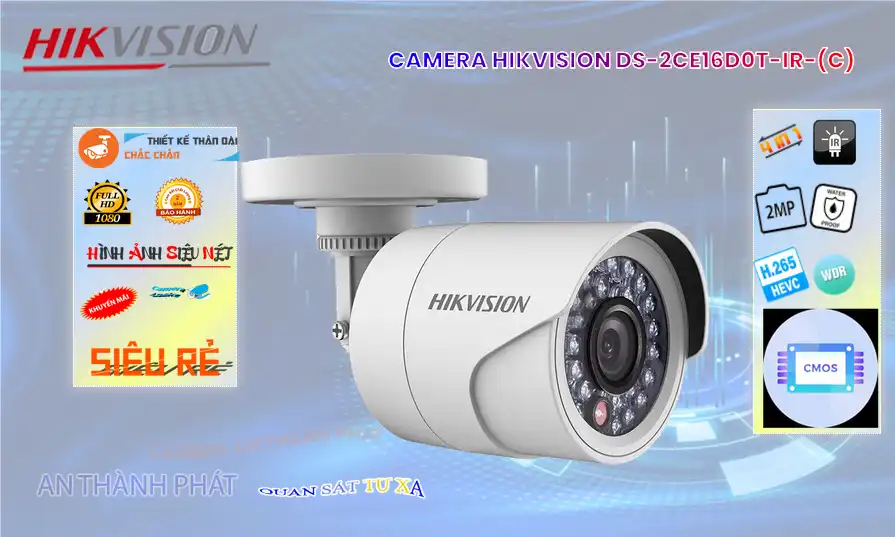 DS-2CE16D0T-IR(C) Camera An Ninh Công Nghệ Mới