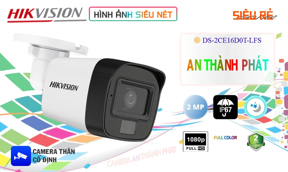Camera Hikvision Chất Lượng DS-2CE16D0T-LFS