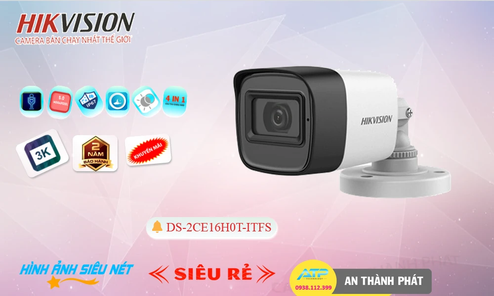 DS-2CE16H0T-ITFS Camera Hikvision Chức Năng Cao Cấp