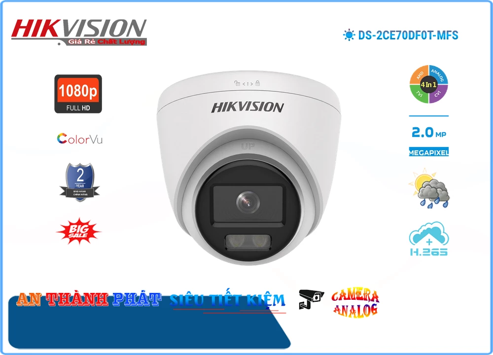 DS 2CE70DF0T MFS,Camera Hikvision DS-2CE70DF0T-MFS,Chất Lượng DS-2CE70DF0T-MFS,Giá HD Anlog DS-2CE70DF0T-MFS,phân phối