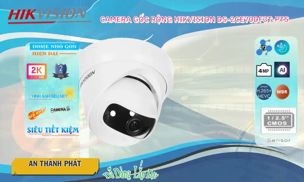 DS-2CE70DF3T-PTS Camera Hikvision