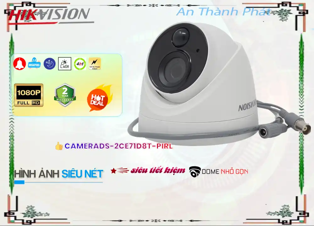 Camera DS-2CE71D8T-PIRL Hikvision