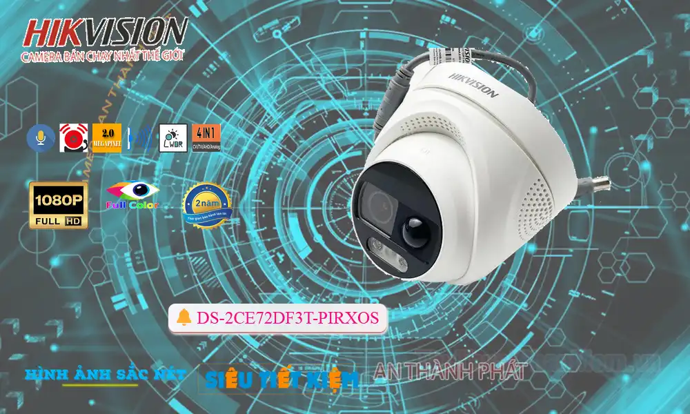 DS-2CE72DF3T-PIRXOS Camera An Ninh Giá rẻ
