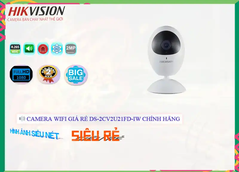 DS-2CV2U21FD-IW Camera Hikvision 🌟👌