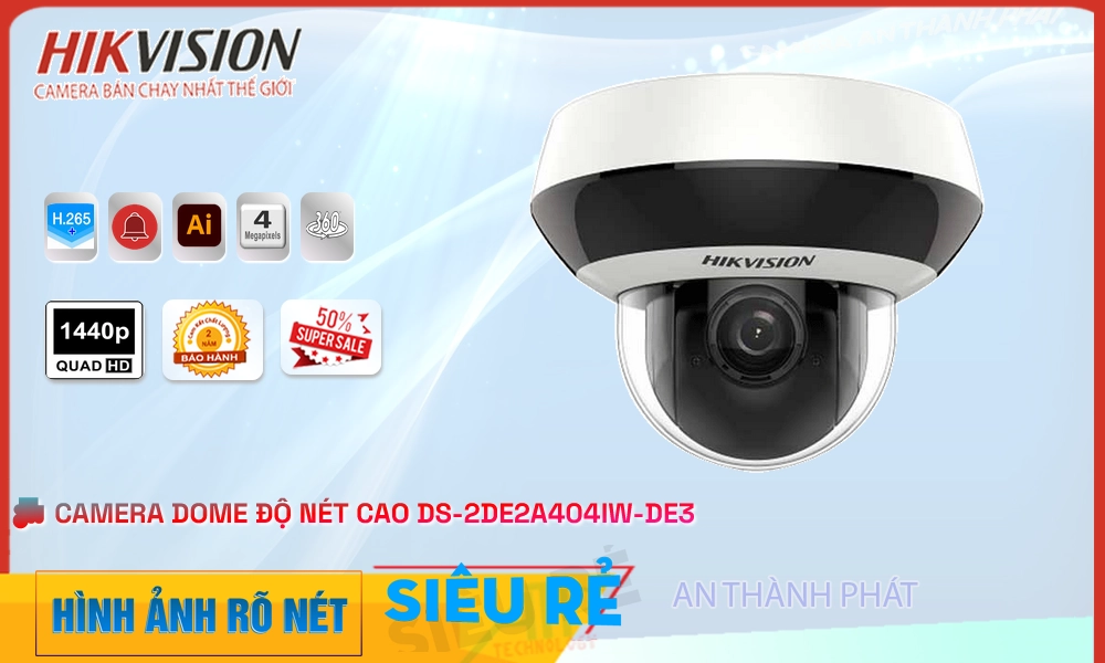 Camera An Ninh Hikvision DS-2DE2A404IW-DE3 Chức Năng Cao Cấp