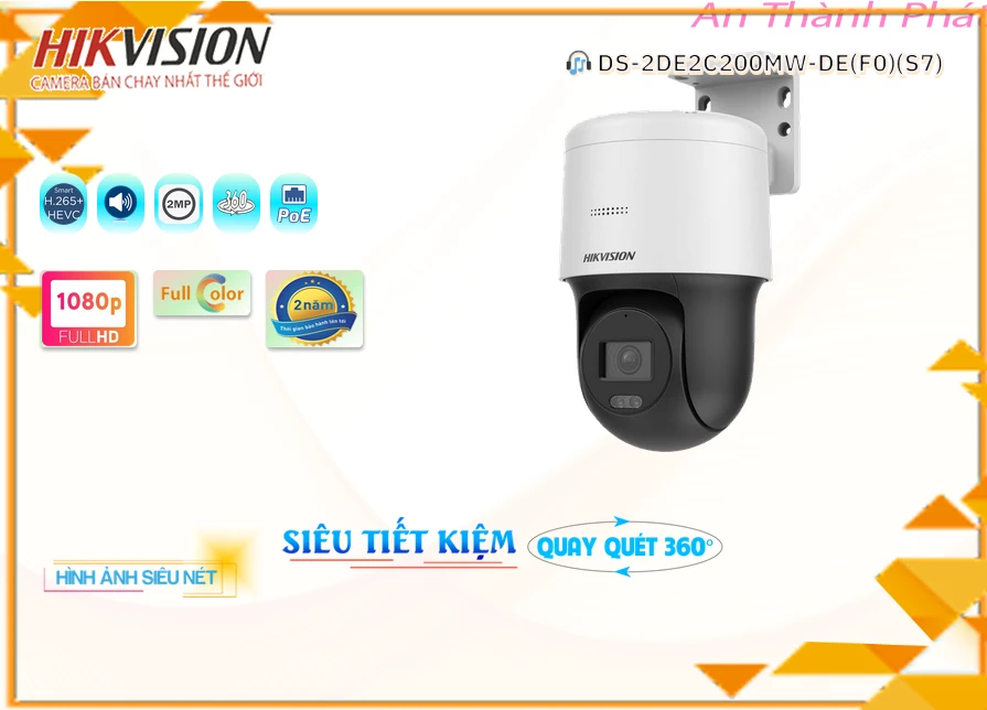 Camera Hikvision DS-2DE2C200MW-DE(F0)(S7)